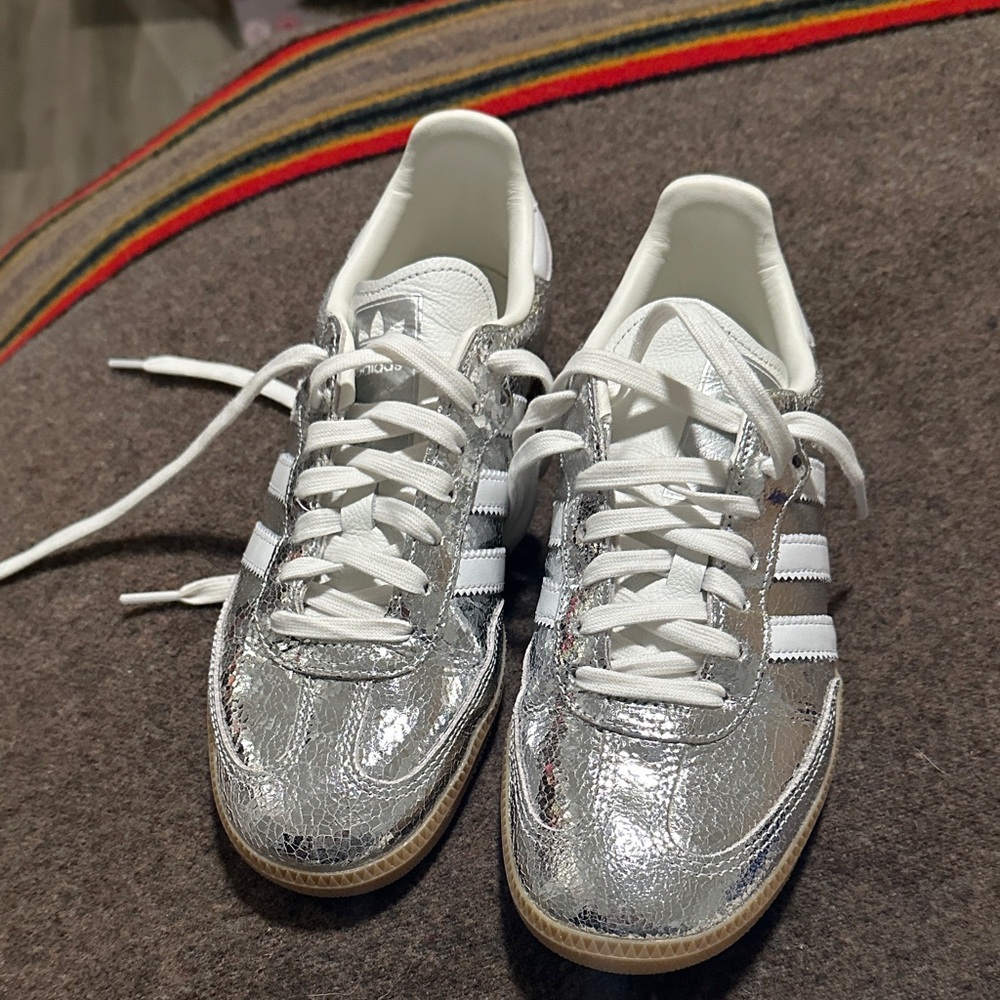 Adidas Samba OG Silver Sneakers